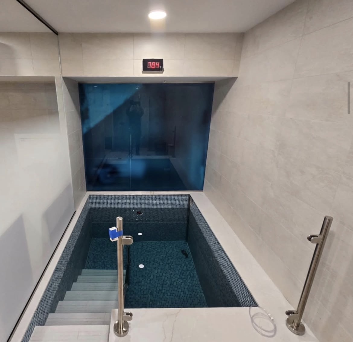 Pool tile installation by Dynamic Tile & Stone